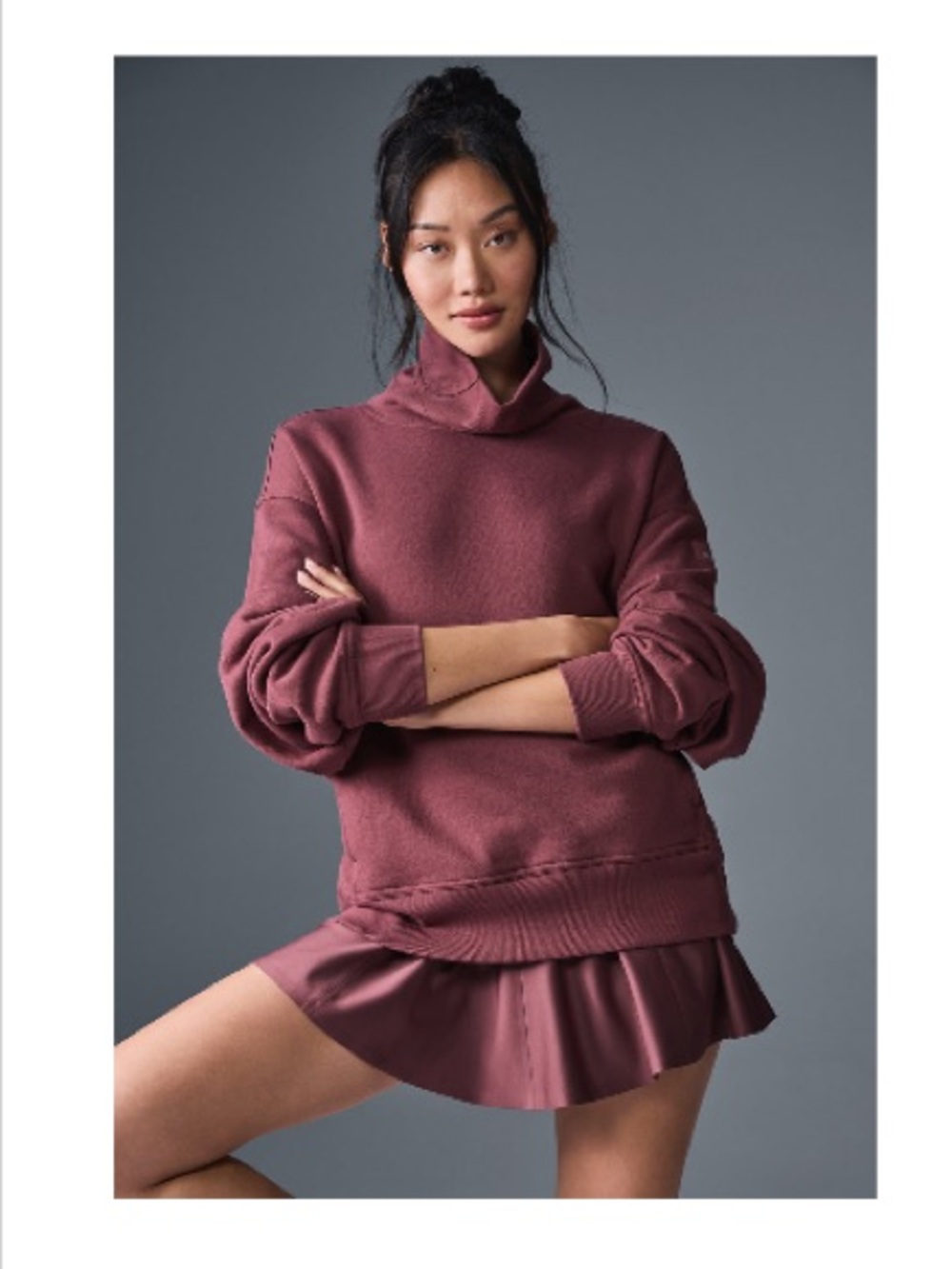 Alo Hazy Mock Neck Pullover
